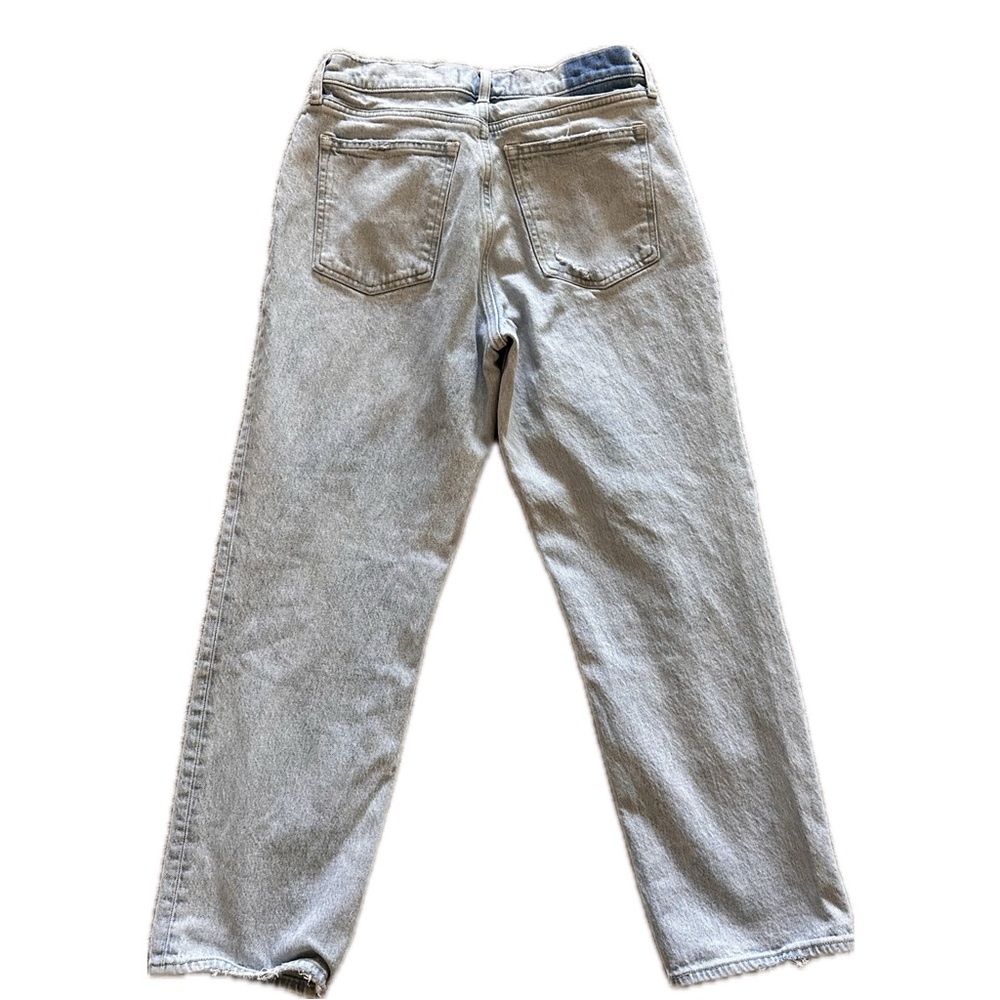 Abercrombie 90s straight low rise light wash jeans - Picture 2 of 3